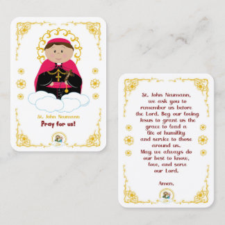 50 Mini St. John Neumann Holy Cards