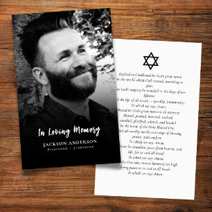 50 Modern Minimalist Photo Jewish Prayer Cards