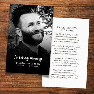 50 Modern Minimalist Photo Prayer Cards