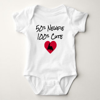 50% Newfie - 100% Cute Baby Bodysuit