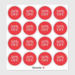 50% Off Price Stickers for Retail Stores   16