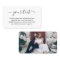 50 Pack Simple Script & Photo Wedding Enclosure