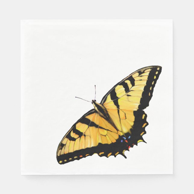 50 Paper Napkins Tiger Swallowtail (Front)