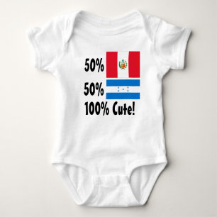 50% Peruvian 50% Honduran 100% Cute Baby Bodysuit