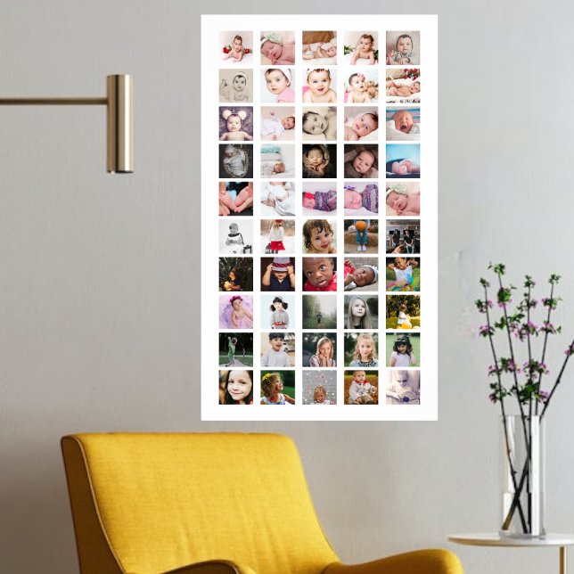 50 Photo Collage Personalized Poster (Creator Uploaded)