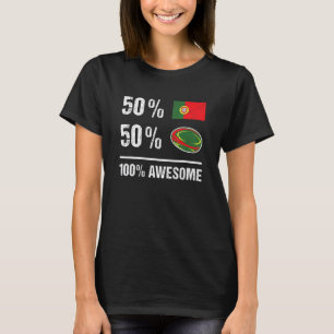50 Portugal 50 Rugby 100 Awesome Portugal Rugby T-Shirt