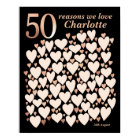 50 Reasons We Love You Gift - 50th Birthday