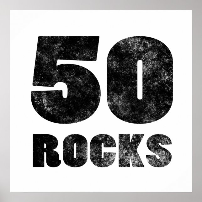 50 Rocks Poster (Front)