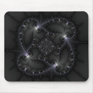 50 Shades Of Grey - Fractal Art Mouse Pad