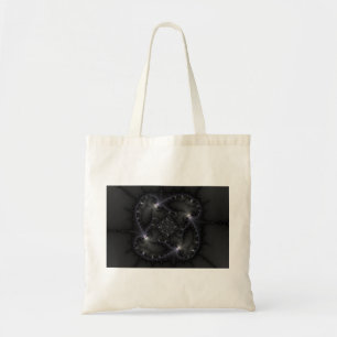 50 Shades Of Grey - Fractal Art Tote Bag