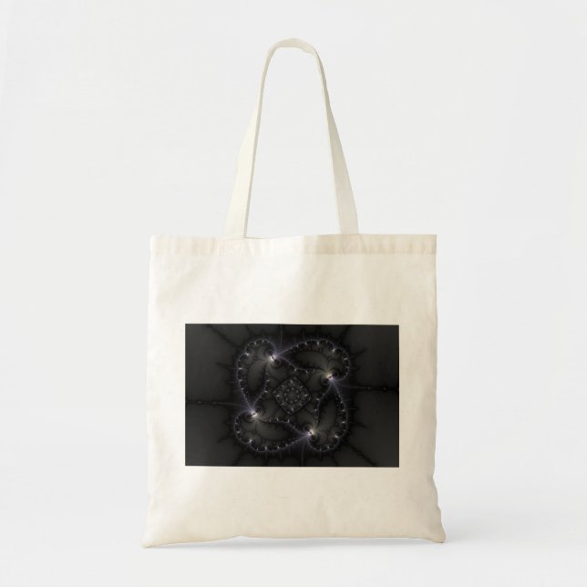 50 Shades Of Grey - Fractal Art Tote Bag (Front)