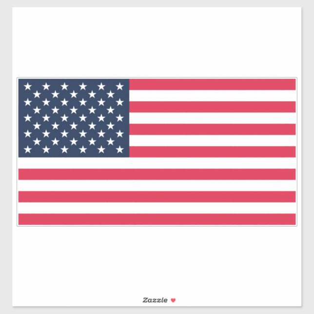 50-Star American Flag: Old Glory Stars and Stripes (Sheet)