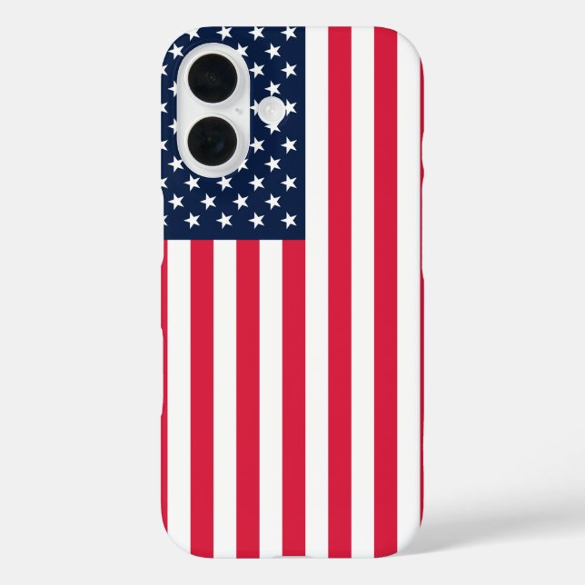 50-Star American Flag: Old Glory Stars and Stripes Case-Mate iPhone Case (Back)