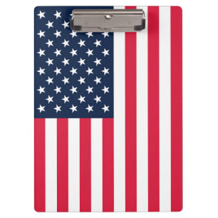50-Star American Flag: Old Glory Stars and Stripes Clipboard