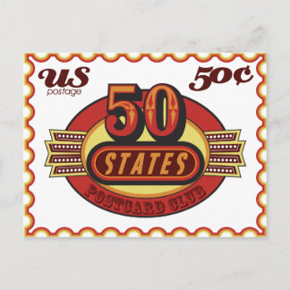 50 states postcard club