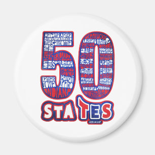 50 STATES THE USA MAGNET