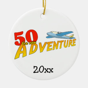 50 The New Adventure Plane Keepsake Ornament
