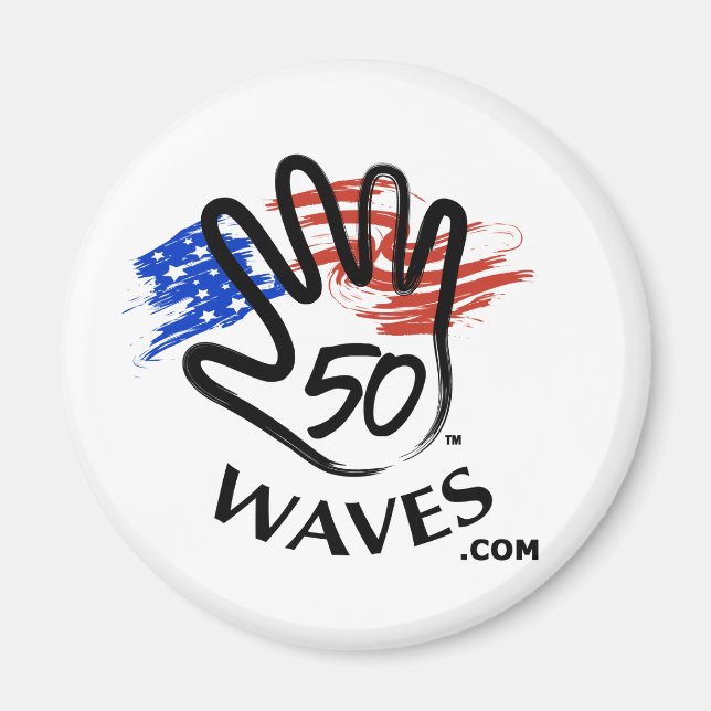 50 Waves Magnet (Front)