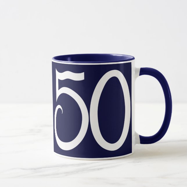 50 White Mug (Right)