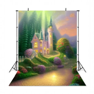 50"x60" Dreamy Castle Baby Photography Background  Tapestry