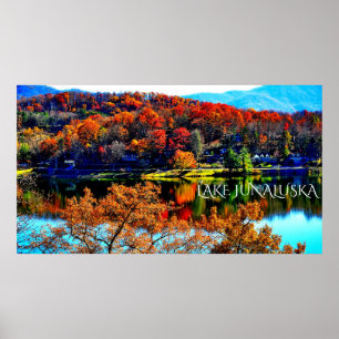 50 X 27 LAKE JUNALUSKA PREMIUM CANVAS GLOSS POSTER