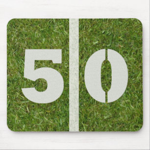 50 Yard Line Football Field Mousepad