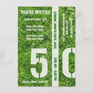 50 Yard Line - You're Invited Invitation