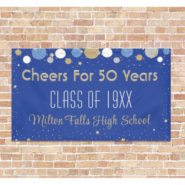 50 Year Celebration Class Reunion Banner (Creator Uploaded)
