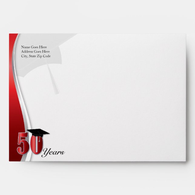 50 Year Class Reunion Envelope (Front)