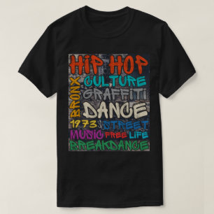 50 year of Hip Hop Culture Graffiti  T-Shirt