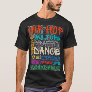 50 year of Hip Hop Culture Graffiti  T-Shirt