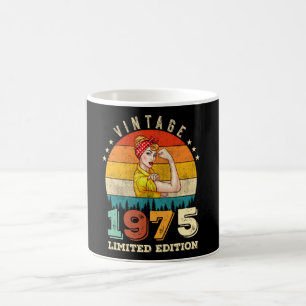 50 Year Old 1975 Vintage 50th Birthday Gifts women Coffee Mug