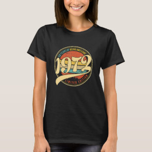 50 Year Old Bday Vintage 1972 50th Birthday T-Shirt