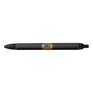 50 Year Old Birthday Vintage Black Ink Pen