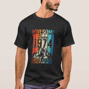 50 Year Old Retro Vintage 1974 Limited Edition 50t T-Shirt