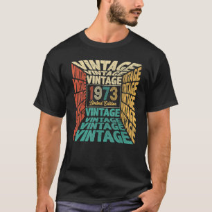 50 Year Old Vintage 1973  50th Birthday Retro T-Shirt
