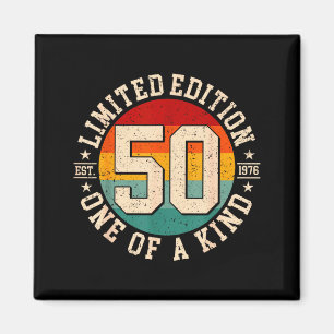 50 year old vintage 1976 limited edition 50th magnet