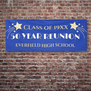  50 Years! 10 Ft Big Class Reunion banner