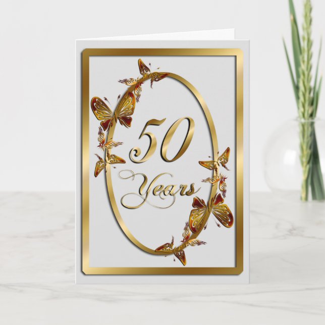50 Years (anniversary) Card (Front)