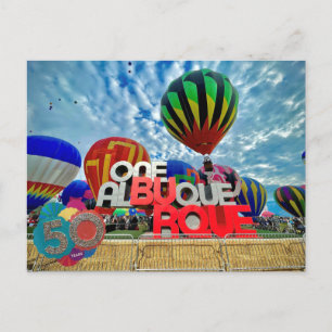 50 years fiesta  postcard