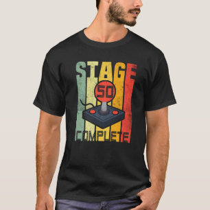 50 Years Fifty Stage Complete Vintage 50Th Birthda T-Shirt