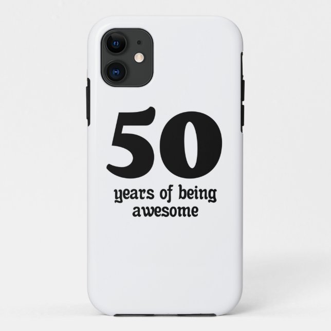 50 years of being awesome Case-Mate iPhone case (Back)