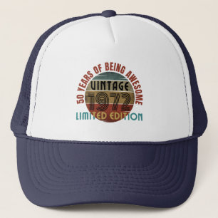 50 years of being awesome trucker hat