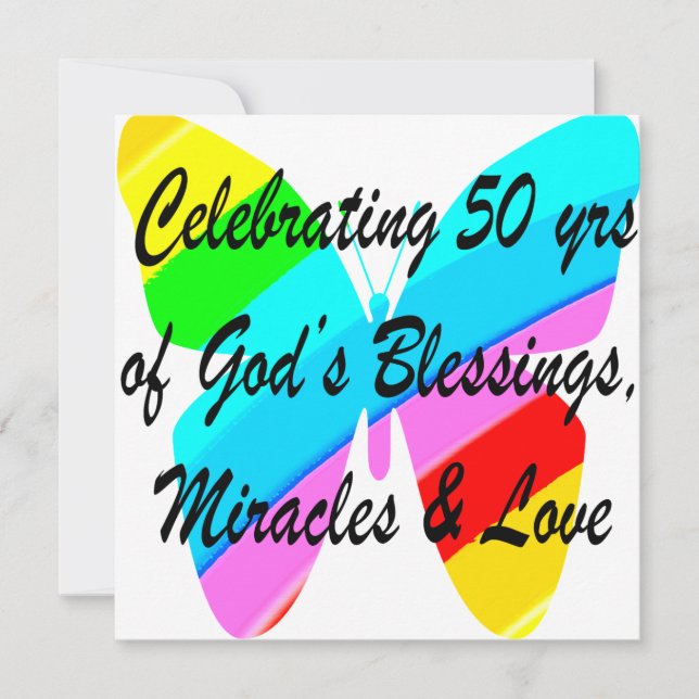 50 YEARS OF BLESSINGS (Front)