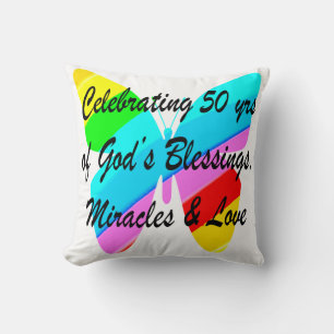 50 YEARS OF BLESSINGS CUSHION
