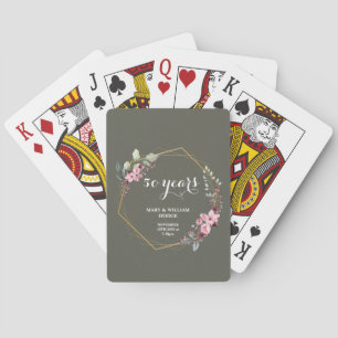 "50 Years of Forever: An Anniversary to Remember" Playing Cards