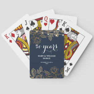 "50 Years of Forever: An Anniversary to Remember" Playing Cards