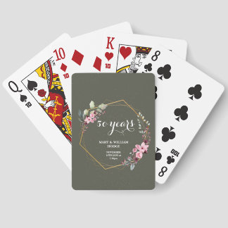 "50 Years of Forever: An Anniversary to Remember" Playing Cards
