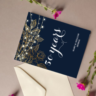 "50 Years of Forever: An Anniversary to Remember" Postcard