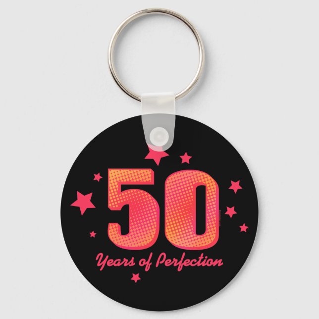 50 Years of Perfection Key Ring (Front)